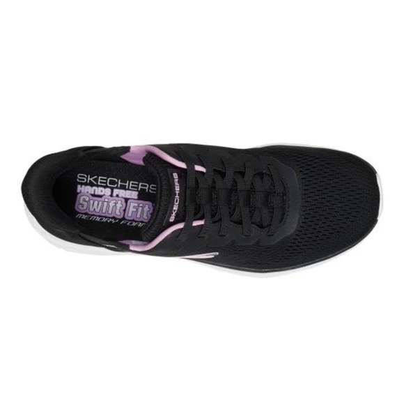 New Skechers Swift Fit Hands Free Sneakers Glide Step Grey Slip On Bungee NIB - Picture 3 of 10